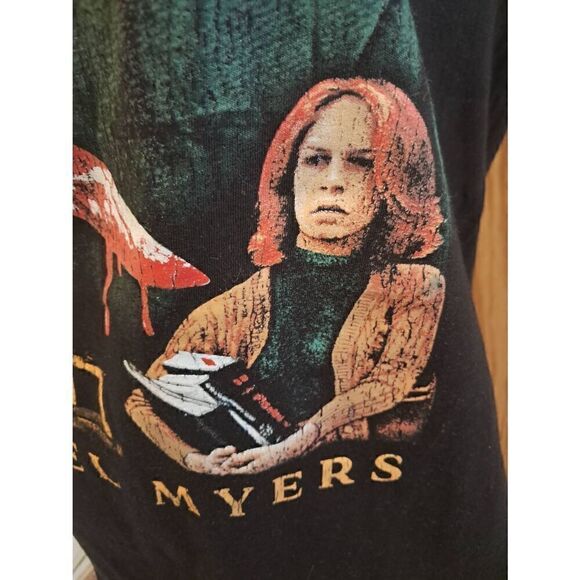 Halloween Michael Myers Laurie Strode T Shirt NWOT-Large- Never Worn - Picture 2 of 4